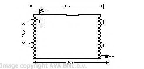 AVA QUALITY COOLING VW5146 Конденсатор, кондиціонер