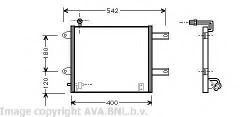 AVA QUALITY COOLING VW5177 Конденсатор, кондиціонер