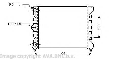 AVA QUALITY COOLING VWA2039 Радіатор, охолодження двигуна