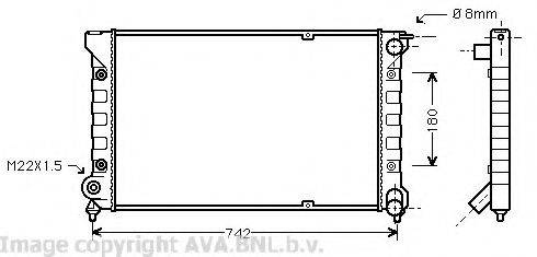 AVA QUALITY COOLING VWA2041 Радіатор, охолодження двигуна