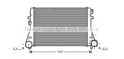 AVA QUALITY COOLING VWA4227 Інтеркулер