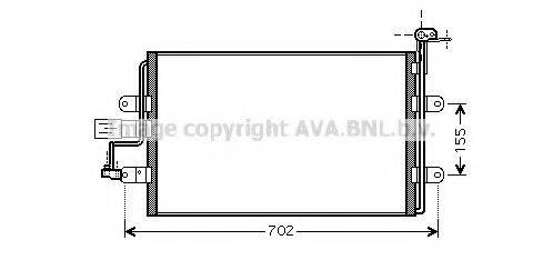 AVA QUALITY COOLING VWA5262 Конденсатор, кондиціонер