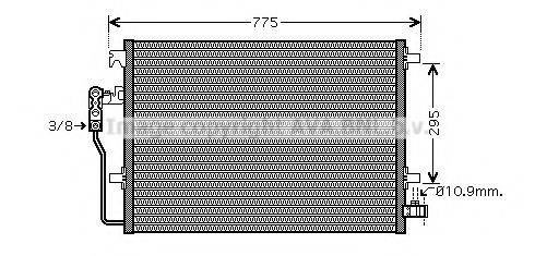 AVA QUALITY COOLING VWA5277D Конденсатор, кондиціонер