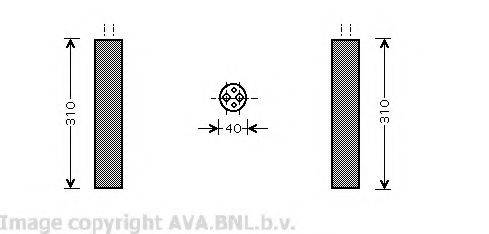 AVA QUALITY COOLING VWD073 Осушувач, кондиціонер