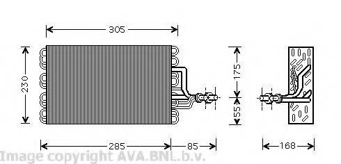 AVA QUALITY COOLING VWV077 Випарник, кондиціонер