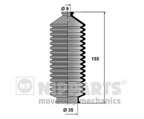 NIPPARTS J2841007 Комплект пильника, рульове керування