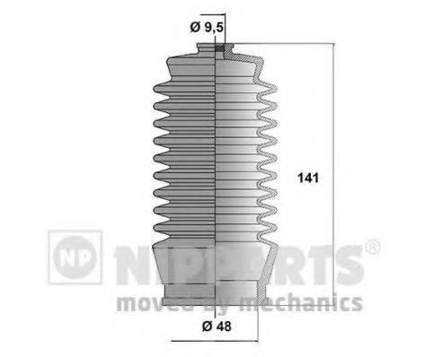 NIPPARTS J2842018 Комплект пильника, рульове керування