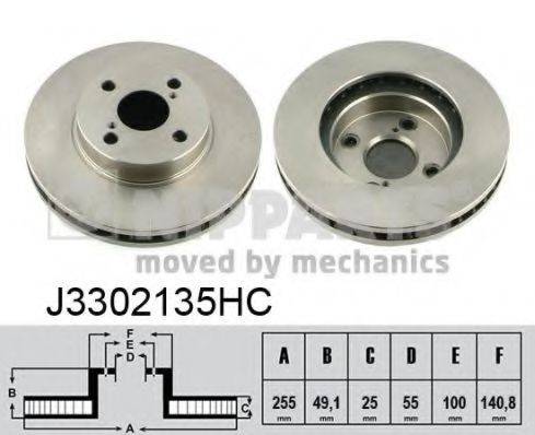 NIPPARTS J3302135HC гальмівний диск