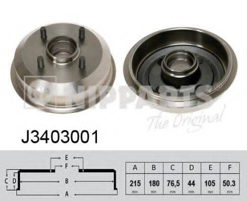 NIPPARTS J3403001 Гальмівний барабан