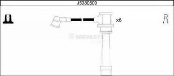 NIPPARTS J5380509 Комплект дротів запалювання