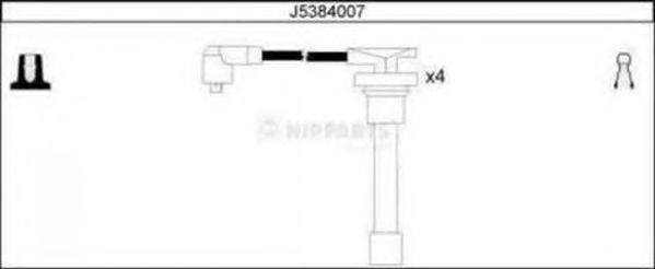 NIPPARTS J5384007 Комплект дротів запалювання