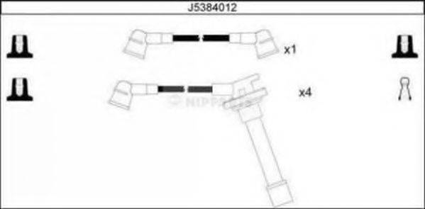 NIPPARTS J5384012 Комплект дротів запалювання