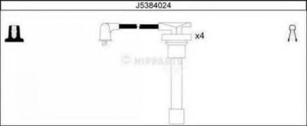 NIPPARTS J5384024 Комплект дротів запалювання