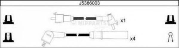 NIPPARTS J5386003 Комплект дротів запалювання