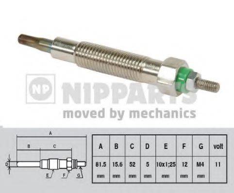 NIPPARTS J5711022 Свічка розжарювання