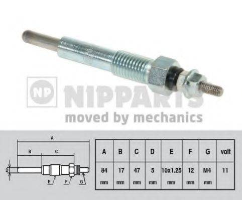 NIPPARTS J5719003 Свічка розжарювання