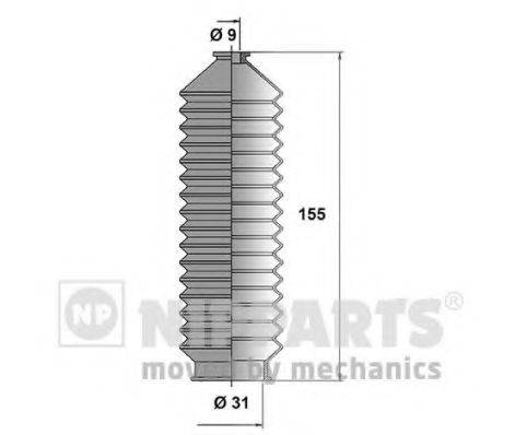 NIPPARTS N2841020 Комплект пильника, рульове керування