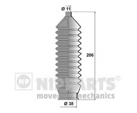 NIPPARTS N2843013 Комплект пильника, рульове керування