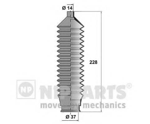 NIPPARTS N2843014 Комплект пильника, рульове керування