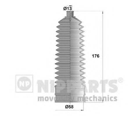 NIPPARTS N2844028 Комплект пильника, рульове керування