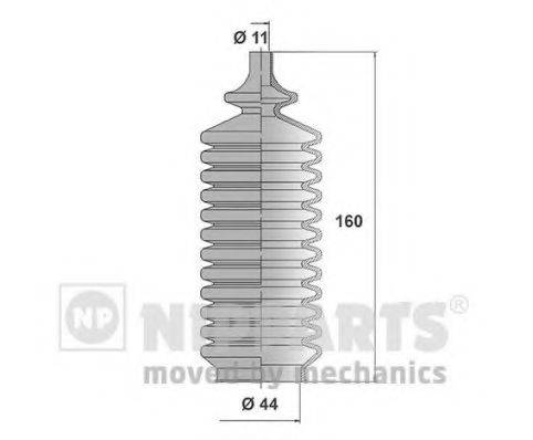 NIPPARTS N2845008 Комплект пильника, рульове керування