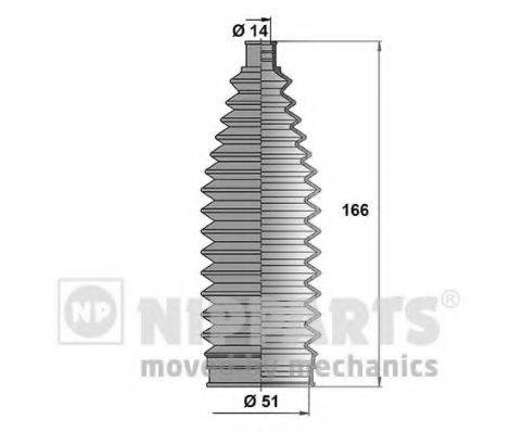 NIPPARTS N2845012 Комплект пильника, рульове керування