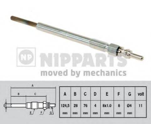 NIPPARTS N5712026 Свічка розжарювання