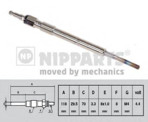 NIPPARTS N5715018 Свічка розжарювання