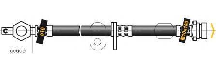 MGA F6843 Гальмівний шланг