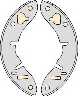 MGA K531402 Комплект гальм, барабанний гальмівний механізм