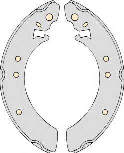 MGA M542 Комплект гальмівних колодок