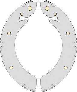MGA M543 Комплект гальмівних колодок