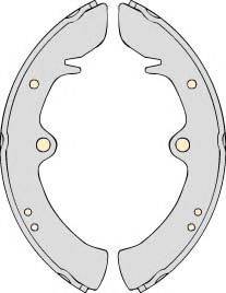 MGA M580 Комплект гальмівних колодок