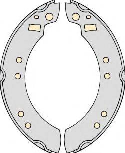 MGA K597443 Комплект гальм, барабанний гальмівний механізм