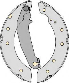 MGA PM644441 Комплект гальм, барабанний гальмівний механізм