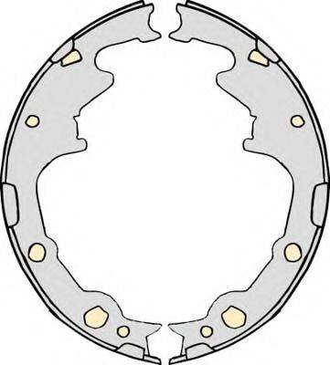 MGA K722821 Комплект гальм, барабанний гальмівний механізм