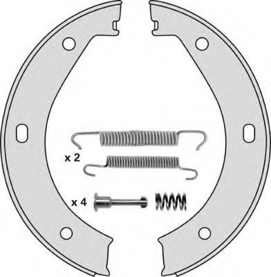 MGA M685R Комплект гальмівних колодок, стоянкова гальмівна система