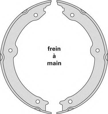 MGA M909 Комплект гальмівних колодок, стоянкова гальмівна система