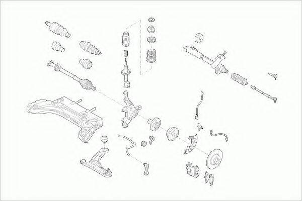 ZF PARTS VWLUPOFZ003 Рульове управління; Підвіска колеса