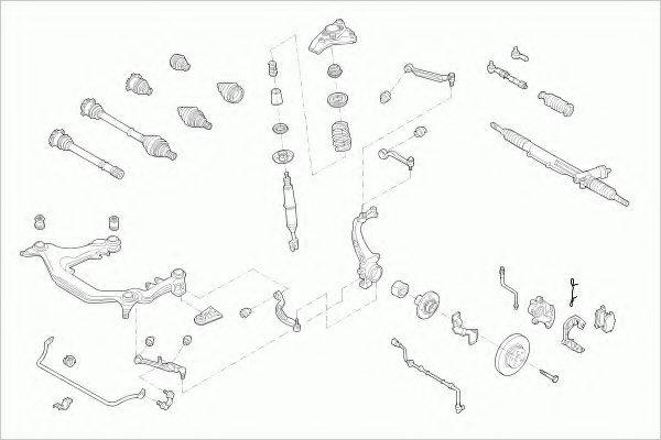 ZF PARTS VWPASSAFZ031 Рульове управління; Підвіска колеса