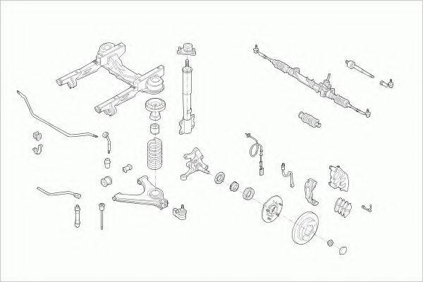 ZF PARTS FORDTRANSFZ002 Рульове управління; Підвіска колеса