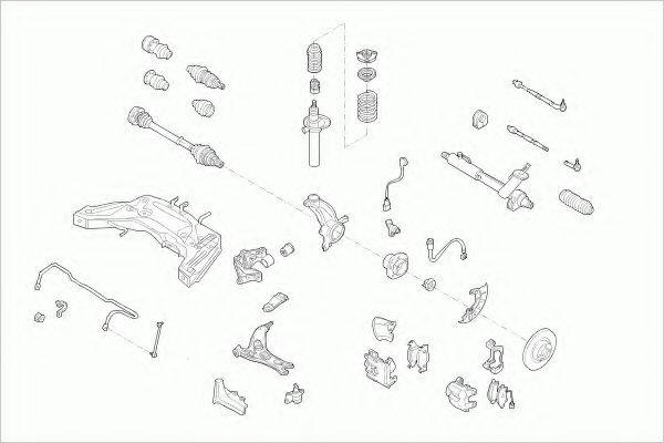 ZF PARTS SKODAFABIAFZ006 Рульове управління; Підвіска колеса