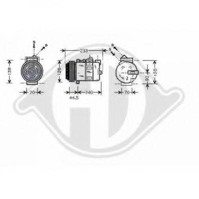 DIEDERICHS 7169002 Компресор, кондиціонер