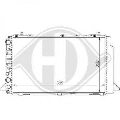 DIEDERICHS 8101133 Радіатор, охолодження двигуна