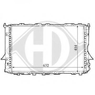 DIEDERICHS 8101138 Радіатор, охолодження двигуна