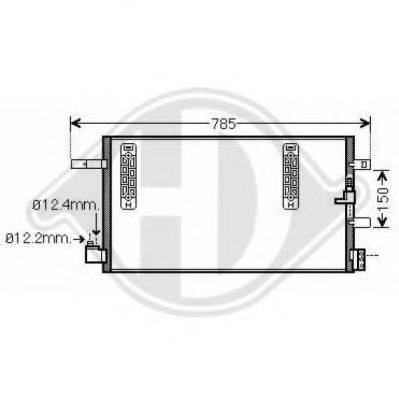 DIEDERICHS 8101800 Конденсатор, кондиціонер