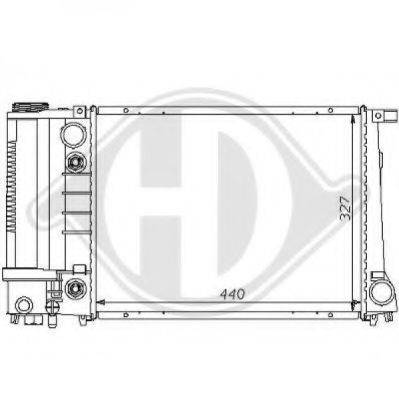 DIEDERICHS 8102160 Радіатор, охолодження двигуна