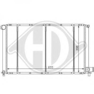 DIEDERICHS 8103103 Радіатор, охолодження двигуна
