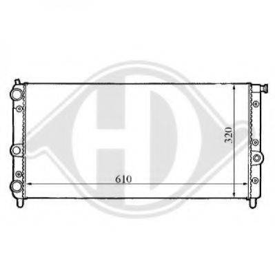DIEDERICHS 8109135 Радіатор, охолодження двигуна