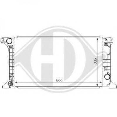 DIEDERICHS 8110175 Радіатор, охолодження двигуна